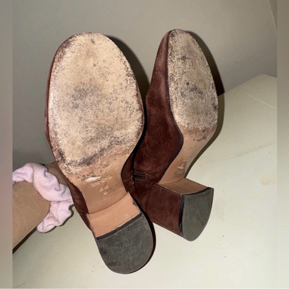 Coach Brown Suede Ankle Boots - Picture 7 of 8